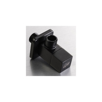 GIO A278/MB QUARTER TURN ANGLE VALVE SQUARE BLACK