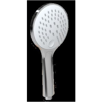 MERELLI RONDO HAND RAINSHOWER 3-FUNCTION CP/WHITE FACE