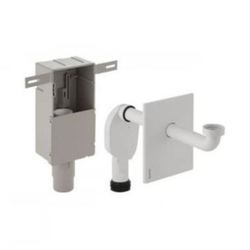 GEBERIT IN-WALL TRAP with CONNECTION THREAD WHITE 151.120.11.1