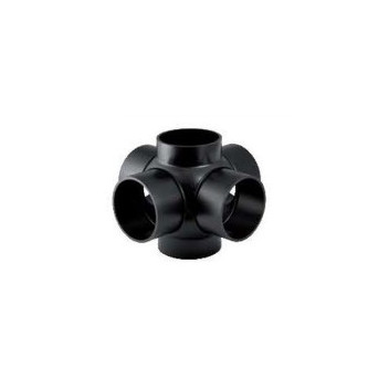 GEBERIT QUADRUPLE BRANCH BALL 63mm 88.5degx90 364.610.16.1