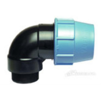 HDPE COMPRESSION ELBOW MALE BSP  25X3/4