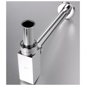 GIO A187 32X32MM SQUARE BOTTLE TRAP INC 300MM TAILPIPE