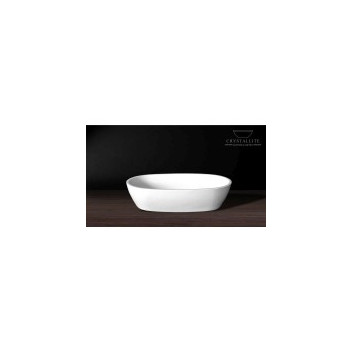 CRYSTALLITE LUNA FREE STANDING BASIN (SMALL) WHITE 485x290x120mm