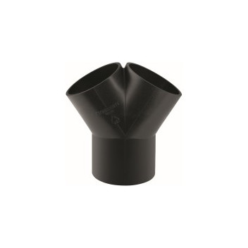 GEBERIT DOUBLE BRANCH BREECH FITTING 50x40mm 30deg 361.459.16.1