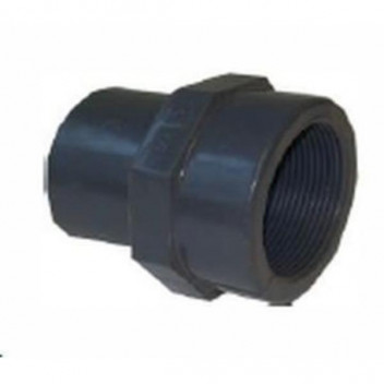 uPVC S/WELD FEMALE ADAPTOR 32x1 GREY