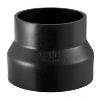 GEBERIT HDPE SHORT CONCENTRIC REDUCER 110x63mm 367.570.16.1
