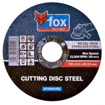 STEEL CUTTING DISC 115mm x2.5mm