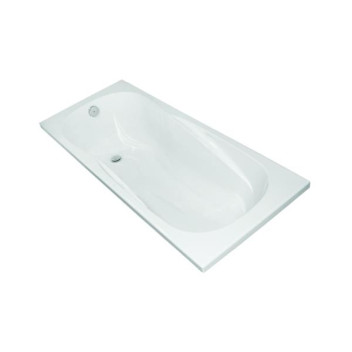 PLUMLINE MERU BATH NO HANDLES 1700X695 WHITE