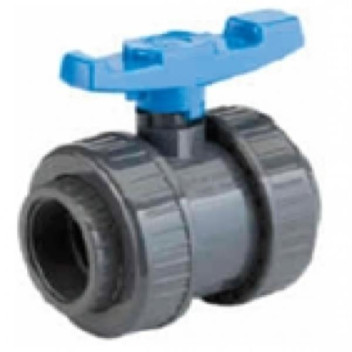 uPVC S/WELD BALL VALVE 20mm DOUBLE UNION THREADED FXF V322