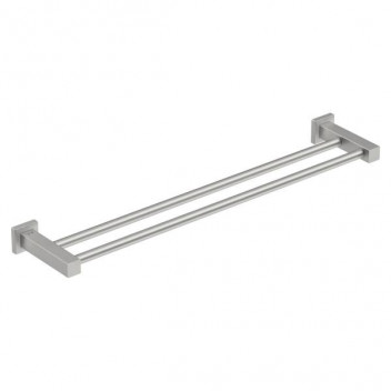 BATHROOM BUTLER 8582BRSH DOUBLE RAIL BRUSHED 650mm