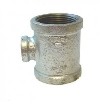 GALVANISED REDUCING TEE 50X25mm