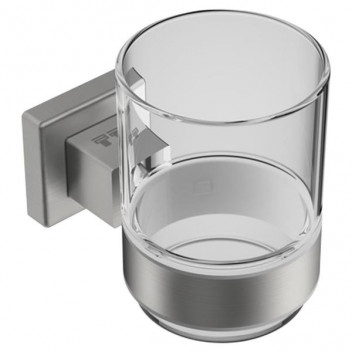 BATHROOM BUTLER 8532BRSH TUMBLER & HOLDER BRUSHED