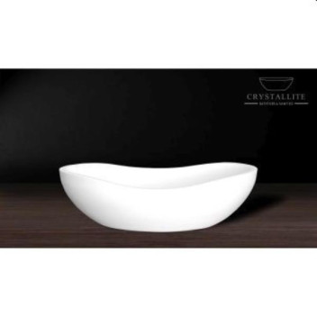 CRYSTALLITE SOHO FREE STANDING BASIN WHITE 518X340X150