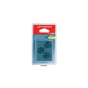 ROTHENBERGER SPARE CUTTER BLADES 7.0007D FOR 7.0010 & 7.0011 (5PCE)