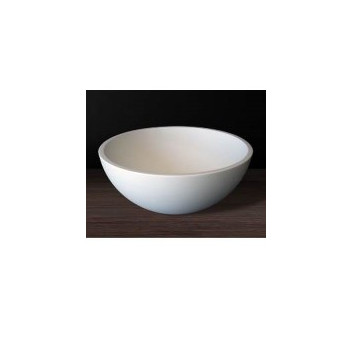 CRYSTALLITE ROUND FREE STANDING BASIN (LARGE) WHITE 385x385x160