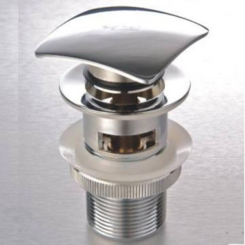 GIO A38-S SQUARE TOP CLICK BASIN WASTE 32MM SLOTTED