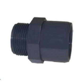 uPVC S/WELD MALE ADAPTOR 32x1 GREY