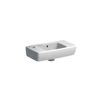 GEBERIT 500.305.01.1 SELNOVA WASH HANDBASIN 1TH WITH O/FLOW 600x480mm