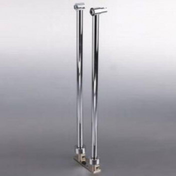 GIO K-4 STAND PIPE WITH ELBOW AND BRACKET CHROME
