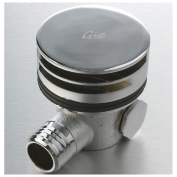 GIO A101 GIO ROUND NIKKI BATH SPOUT & OVERFLOW CP