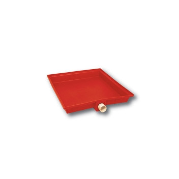 KWIKOT DRT600 POLY GEYSER TRAY VERTICAL 600x600mm 50L