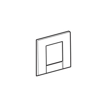 GEBERIT 241.912.46.1 BOLERO ACTUATOR PLATE MATT CHROME PLATED
