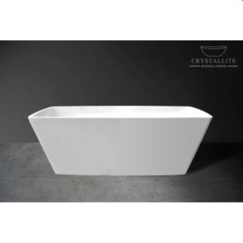 CRYSTALLITE NEXUS XL FREE STANDING BATH WHITE 1640X685X555