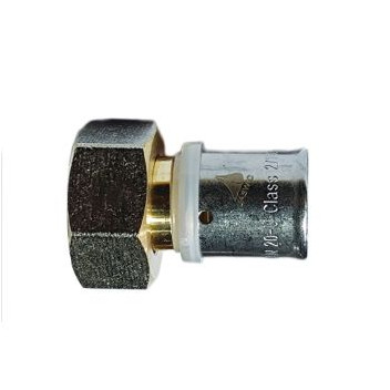 PEXMAN DEMOUNTABLE FEMALE UNION BRASS 20x3/4 CRIMPED