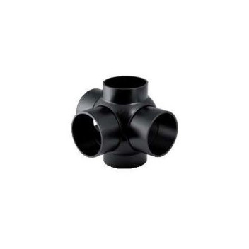 GEBERIT HDPE TRIPLE BRANCH BALL 160x110mm 88.5x90deg 369.605.16.1