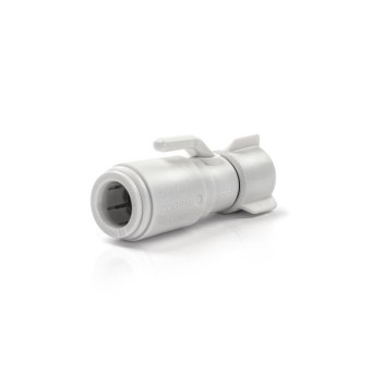 SPEEDFIT PLASTIC SERVICE VALVE with TAP CONN 15SVSTC-W 15mm