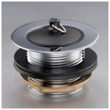 GIO BTW101 BATH WASTE & RUBBER PLUG 40MM