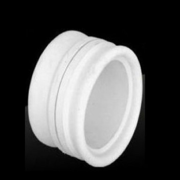 FOXYFIT RUBBER RETROFIT PAN CONNECTOR WHITE 110mm
