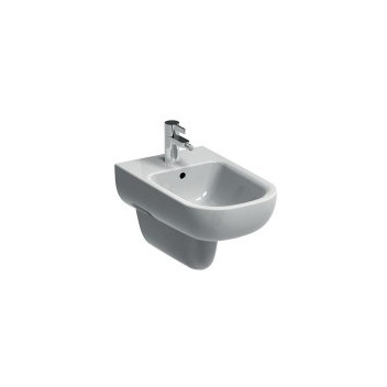 GEBERIT 500.216.01.1 SMYLE WALL HUNG BIDET WHITE WITH O/FLOW