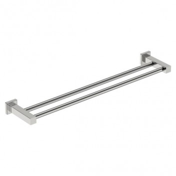 BATHROOM BUTLER 8582POLS DOUBLE RAIL POLISHED SS 650