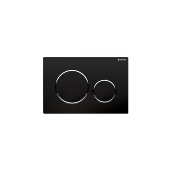 GEBERIT 115.882.KM.1 SIGMA 20 FLUSH ACTUATOR BLACK/SHINY/BLACK