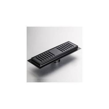 GIO A1013-250MB SLOTTED SHOWER CHANNEL GRATE 250X65mm BLACK