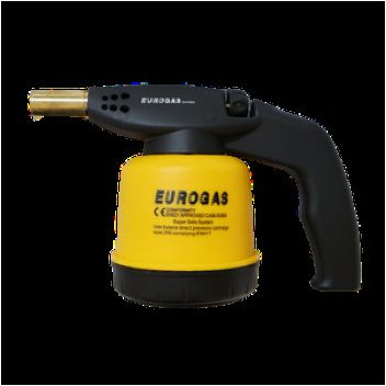 EUROGAS BLOW TORCH MANUAL IGNITING PLASTIC BODY (190G CYLINDER)