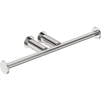 BATHROOM BUTLER LR3206POLS DOUBLE TOILET PAPER HOLDER