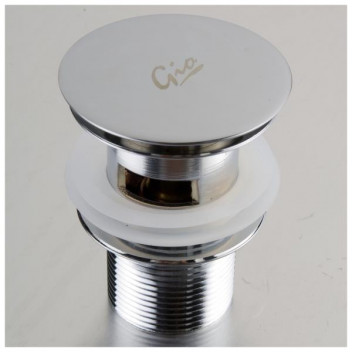 GIO P38 FLAT TOP CLICK BASIN WASTE 32MM SLOTTED