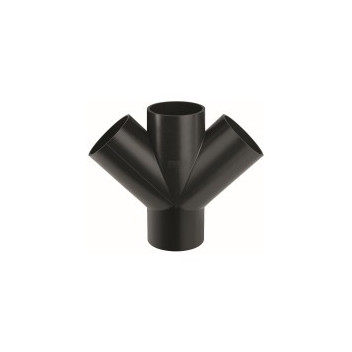 GEBERIT HDPE Y-BRANCH FITTING DOUBLE 110x40mm 135deg 367.209.16.1