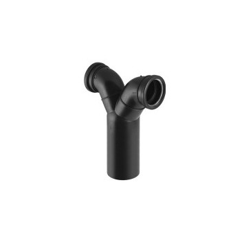 GEBERIT DOUBLE CONNECTION BEND VERT 110mm 90deg 367.903.16.1