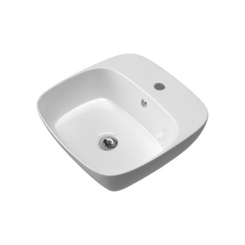 BETTA OCEANIA 1TH RECTANGULAR F/STANDING BASIN WHITE 500X450MM WBMOO01