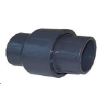 uPVC S/WELD SOCKET UNION 16mm PLAIN GREY