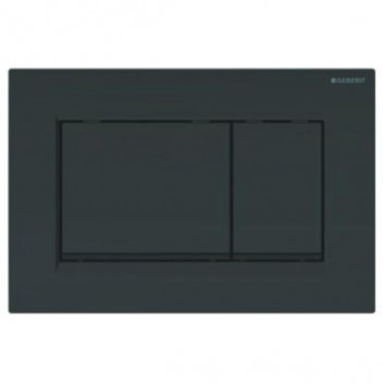 GEBERIT 115.883.DW.1 SIGMA30 DUAL FLUSH ACTUATOR PLATE MATT BLACK