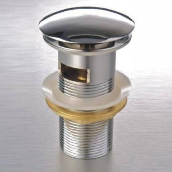 GIO A43D DOMED TOP CLICK BASIN WASTE 32MM SLOTTED