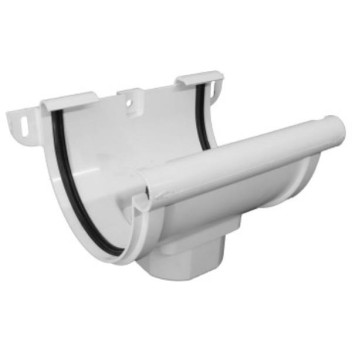 MARLEY HALF ROUND PVC GUTTER OUTLET DO503