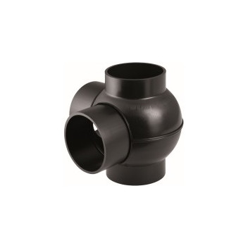 GEBERIT DOUBLE BRANCH BALL 63mm 85x90deg 364.320.16.1