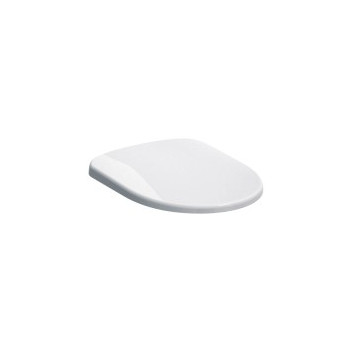 GEBERIT 500.330.01.1 SELNOVA TOILET SEAT WHITE PLASTIC HINGE