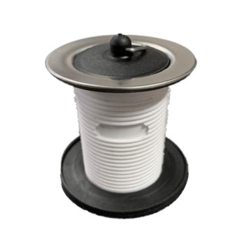 PLUMLINE PVC BASIN WASTE & PLUG 32mm (PUSH-OUT SLOT)