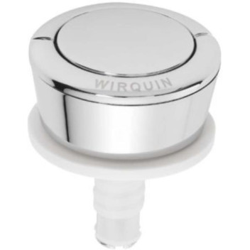 WIRQUIN 19007001 SINGLE FLUSH BUTTON CHROME